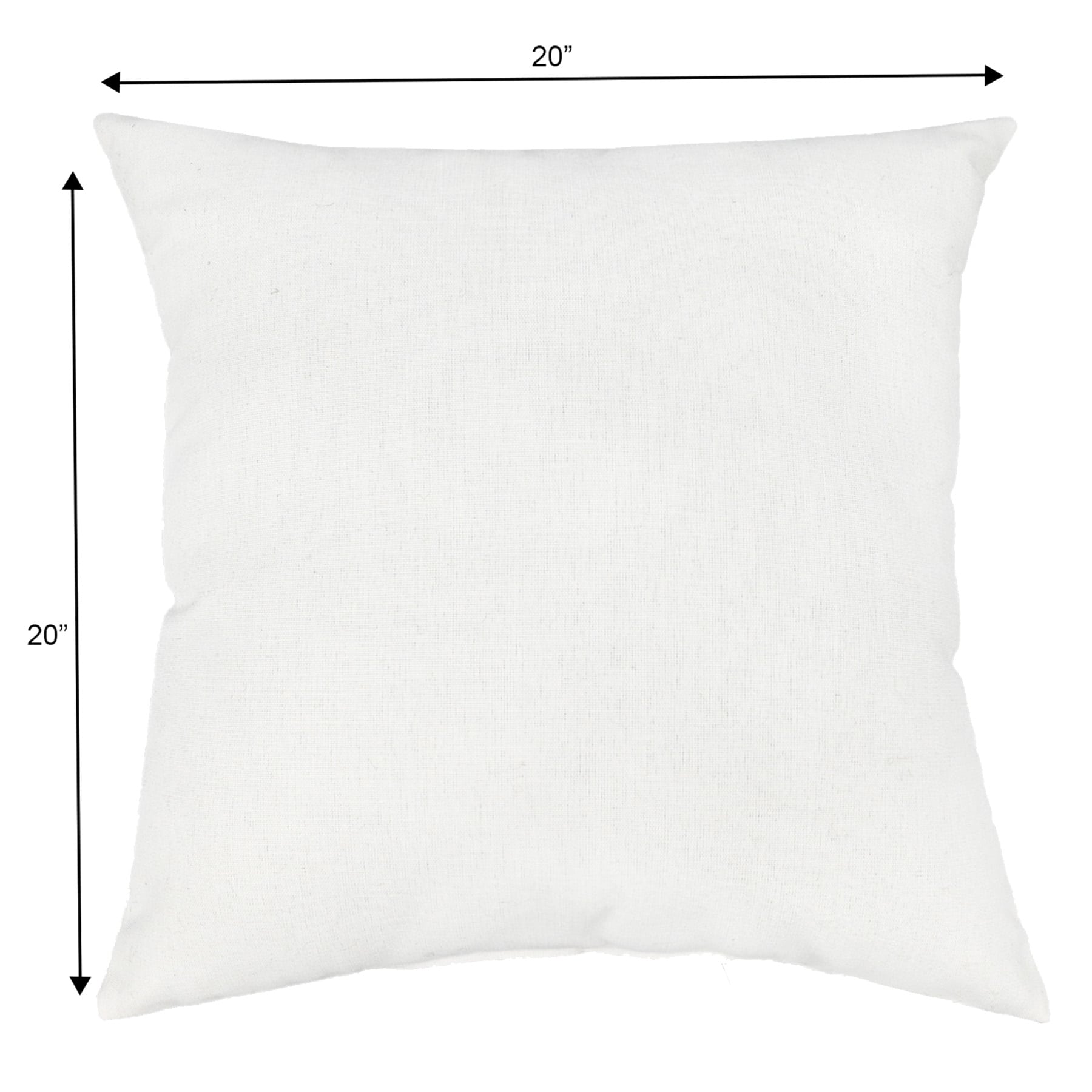 Natural Canvas Square Outdoor Throw Pillow, 16"
