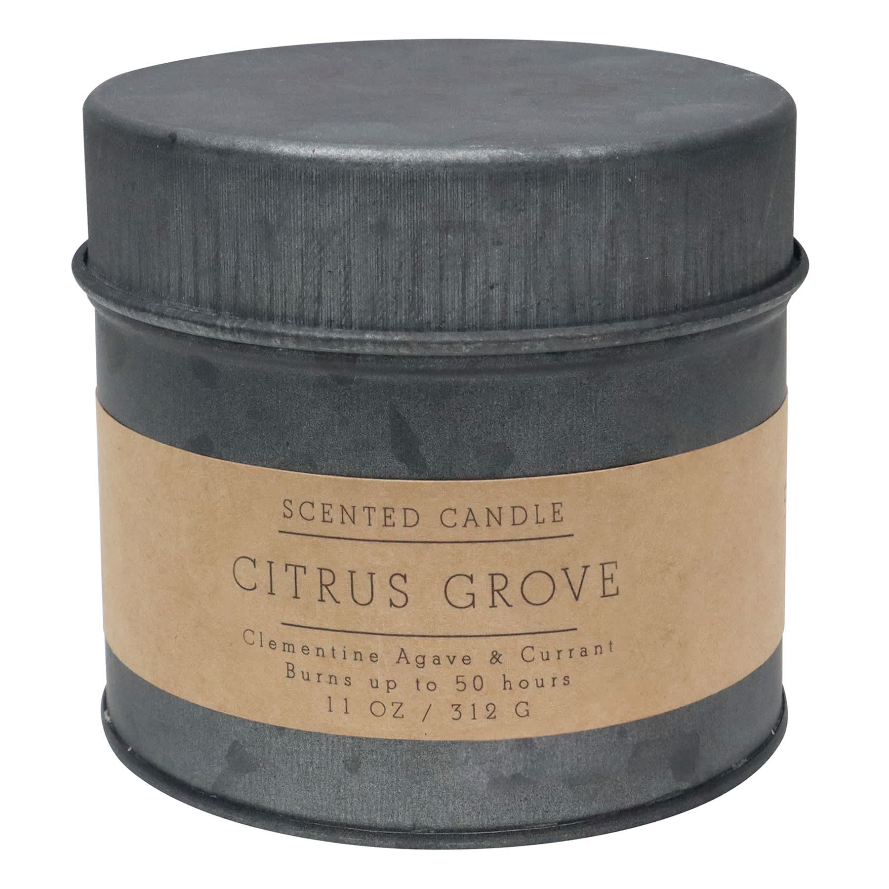 Honeybloom Citrus Grove Scented Tin Candle, 11oz