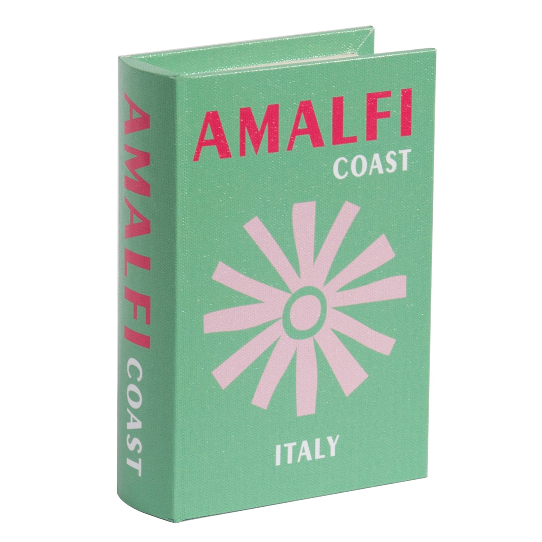 Small Light Green Amalfi Coast Book Box, 6.5x4.5x1.6