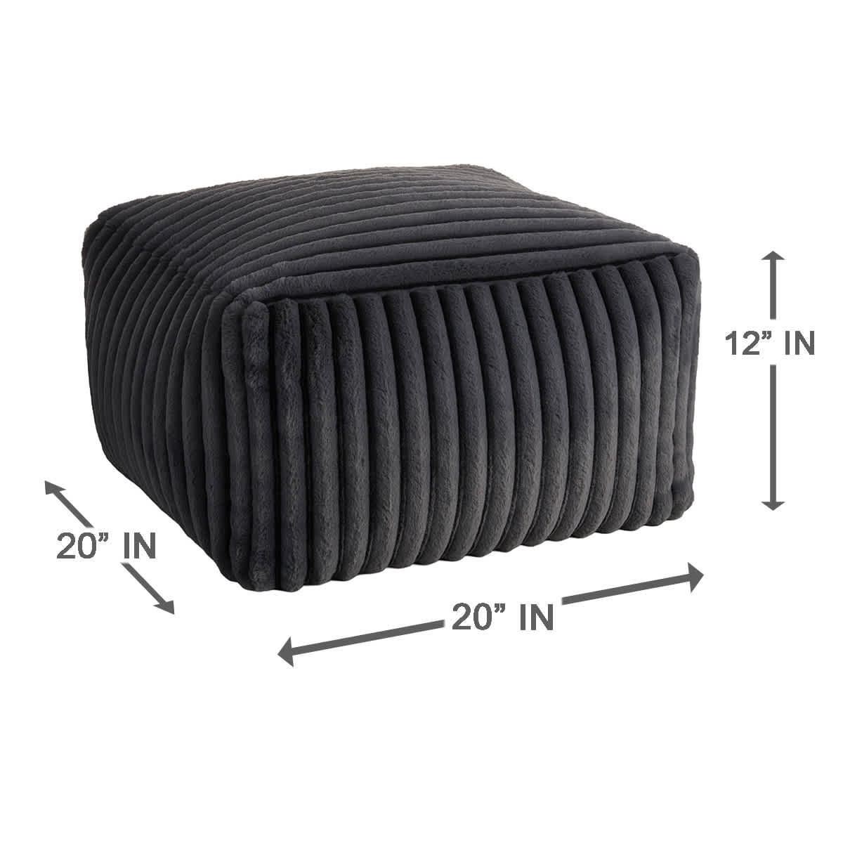 Esme Pouf, Grey
