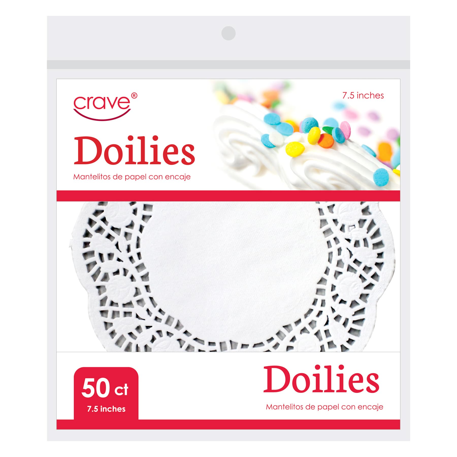 50-Count Crave Doilies, 7.5"