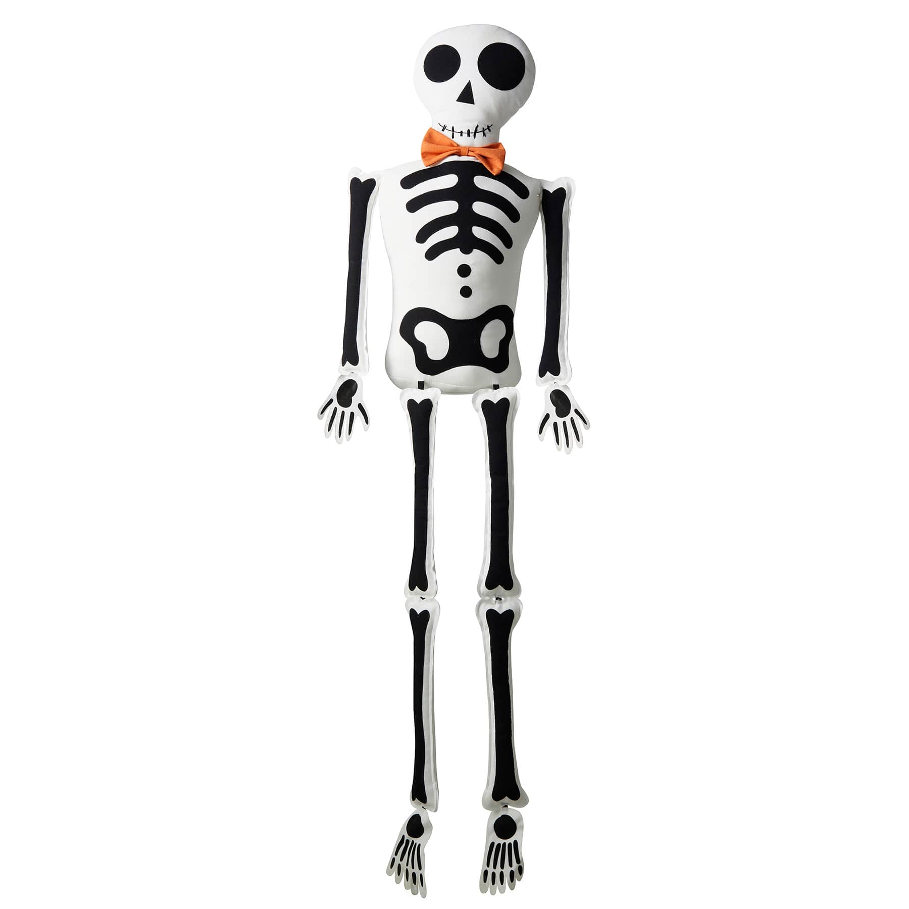 Happy Haunting Fabric Skeleton Sitter, 60"