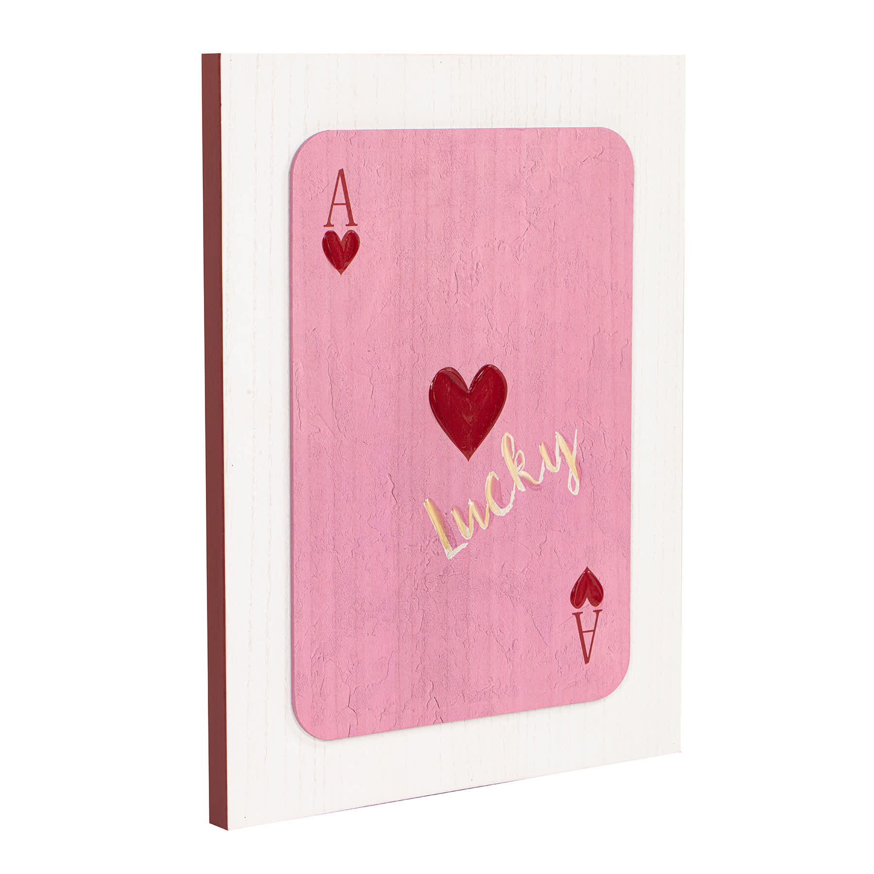 Ace Of Hearts Lucky Wall Décor, 18x24