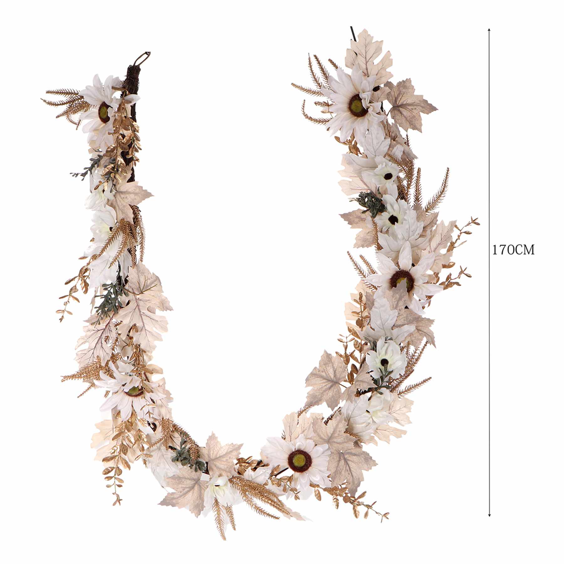 White Fall Garland, 72"