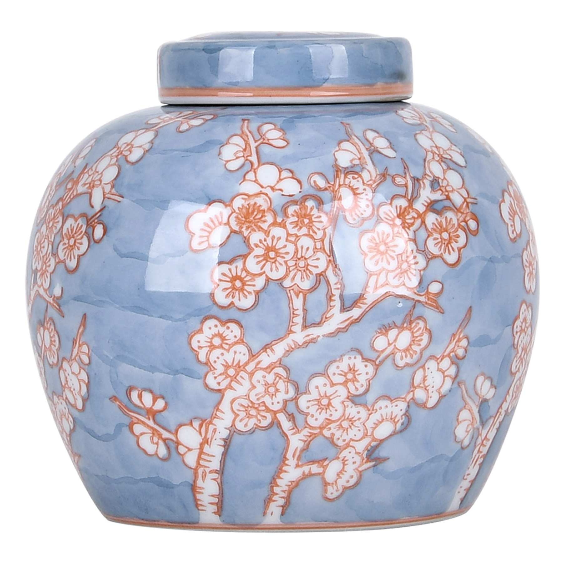 Multi Floral Ceramic Vase, 6"