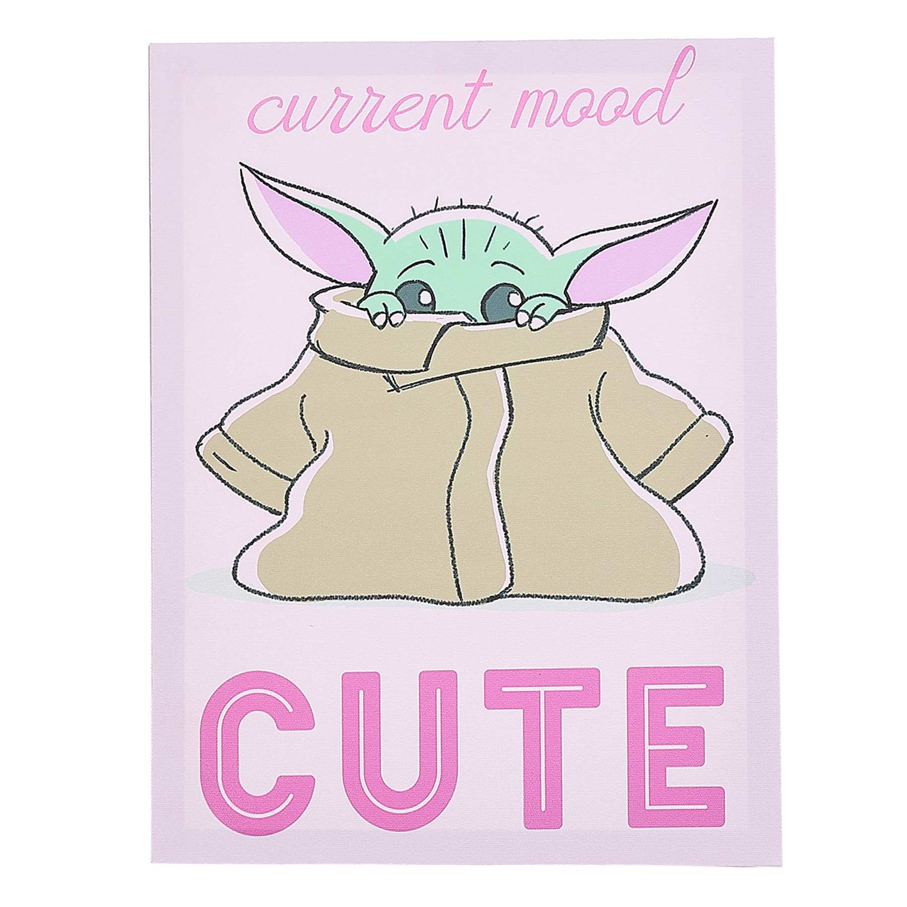 Mandalorian Cute Canvas Wall Art, 11x14