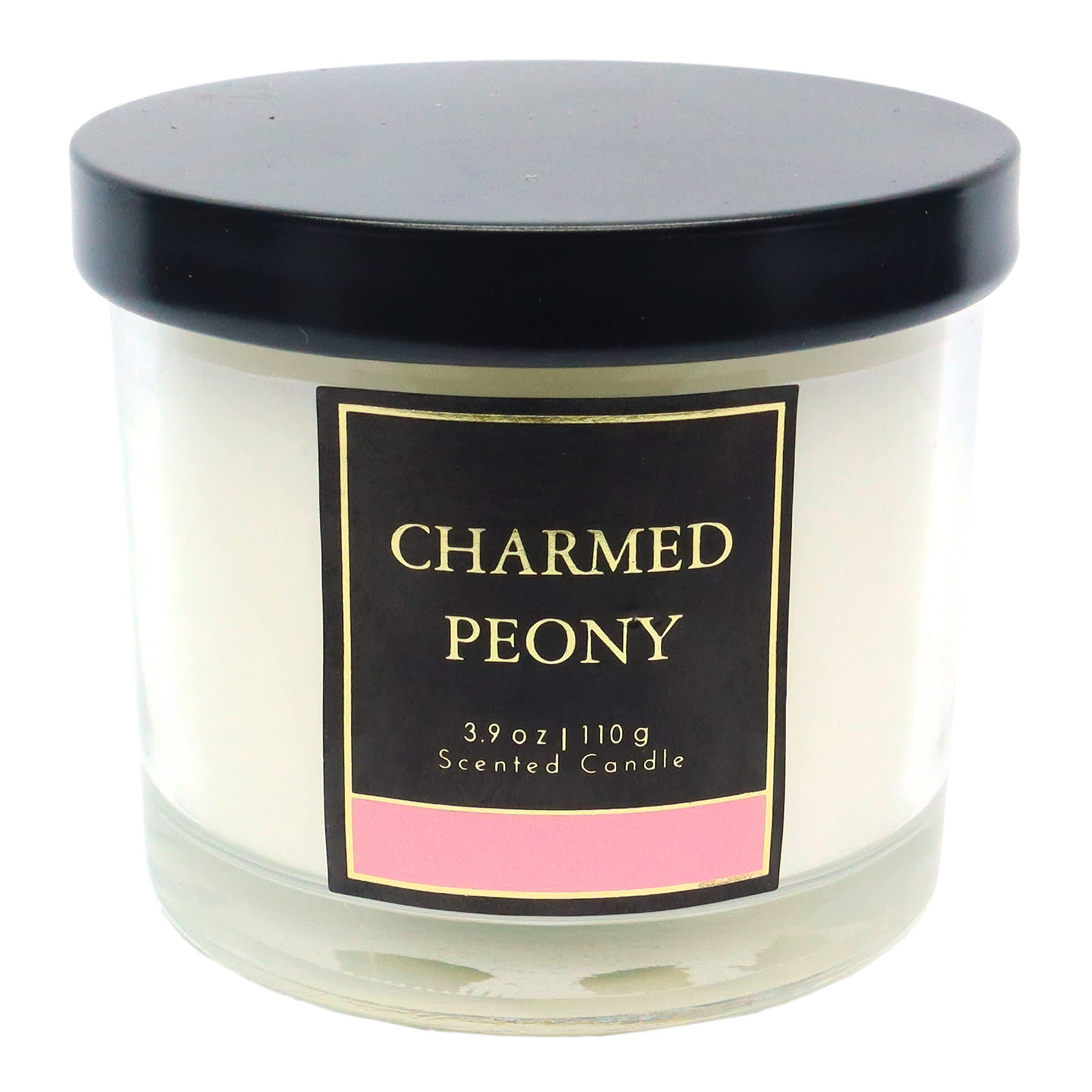 Charmed Peony Scented Jar Candle, 3.9oz