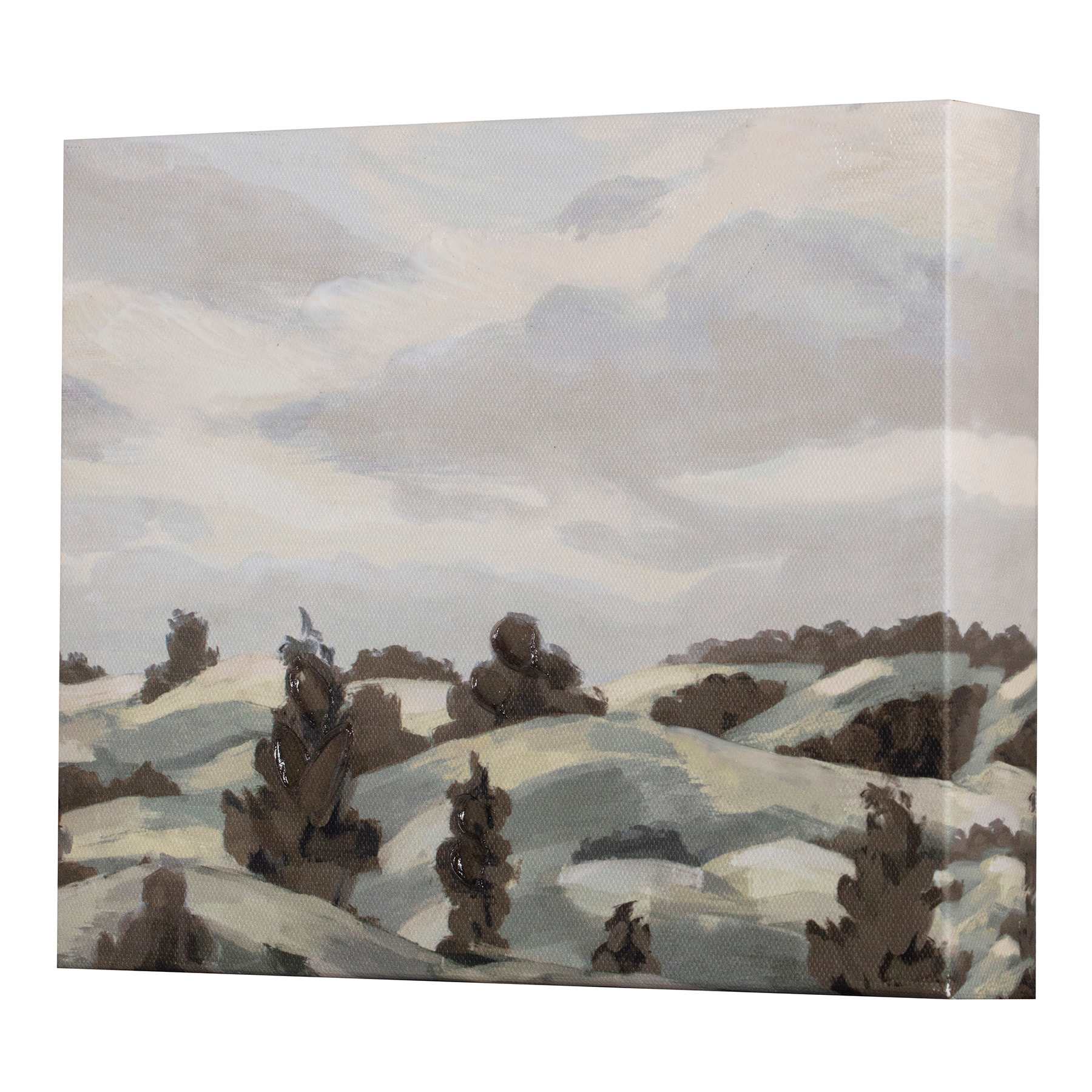 Honeybloom Hills Landscape Canvas, 9x7