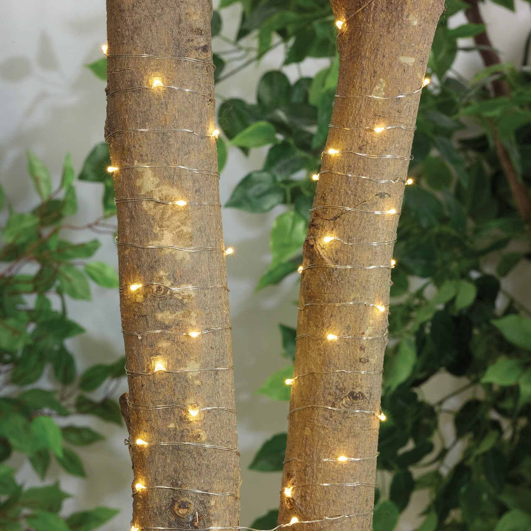 50-Count Solar LED Micro Dot Wire Lights