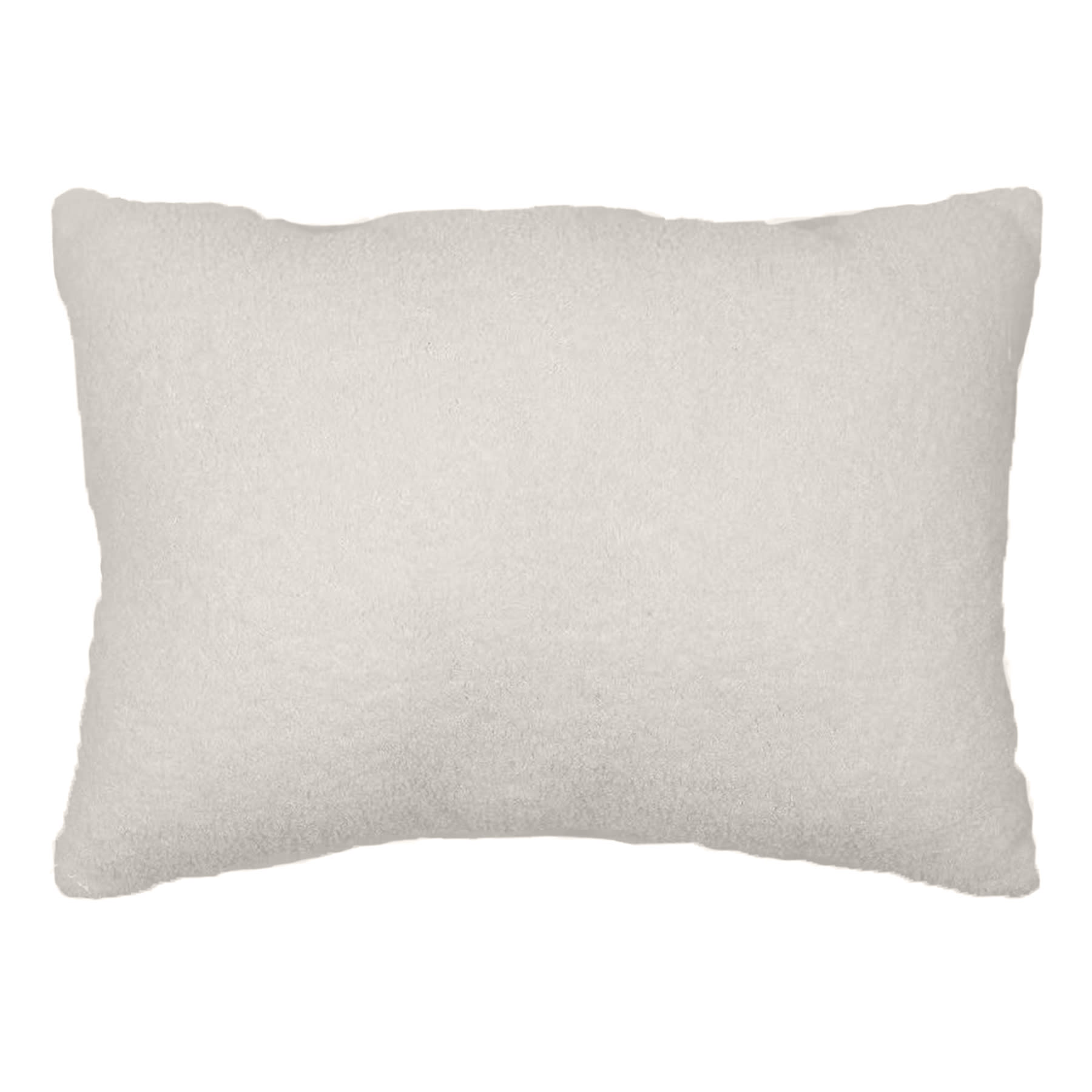 Honeybloom Taupe Teddy Boucle Throw Pillow, 14x20