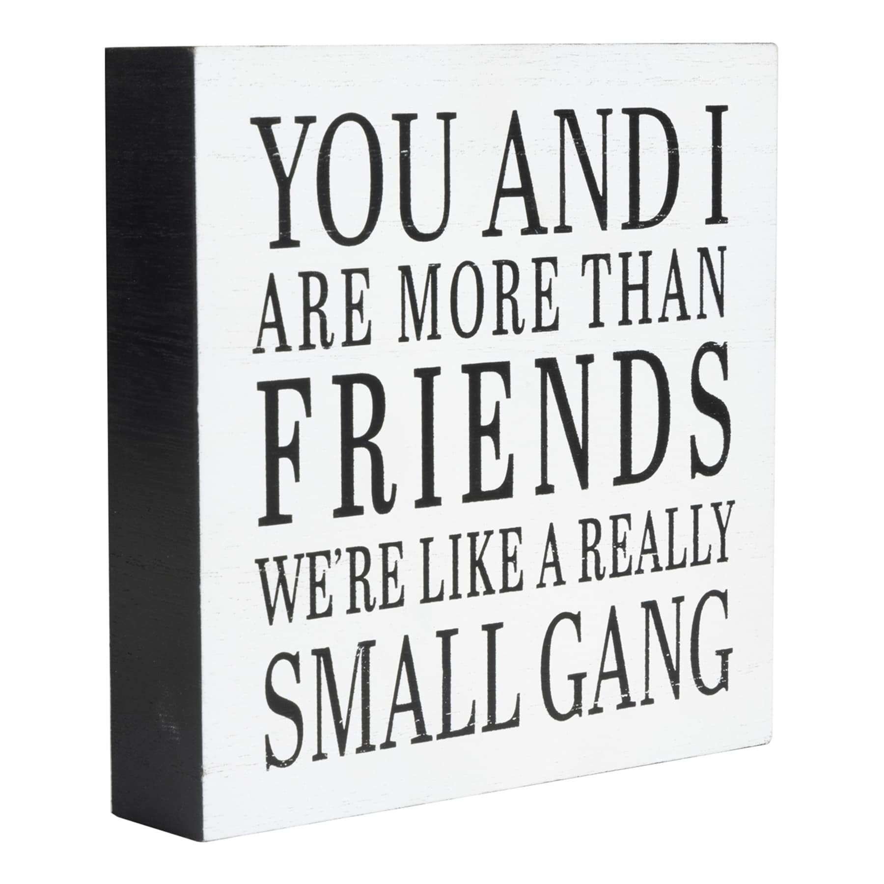 You And I Are More Than Friends Art Box, 6"