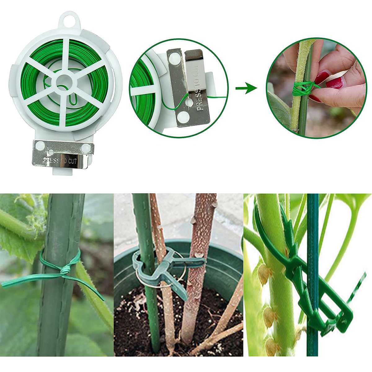 31-Piece Plant Binding Clip Set