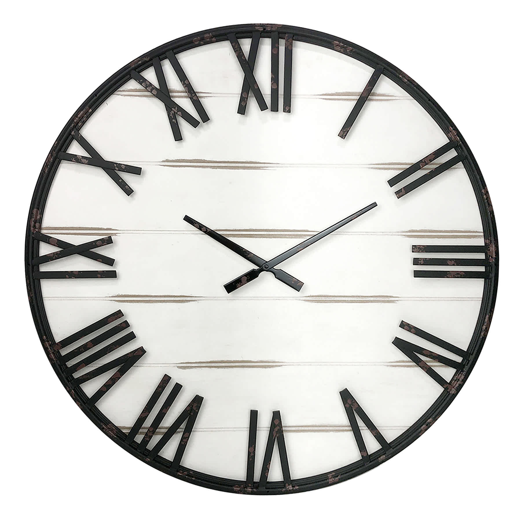 Wooden Round Wall Clock, 27"