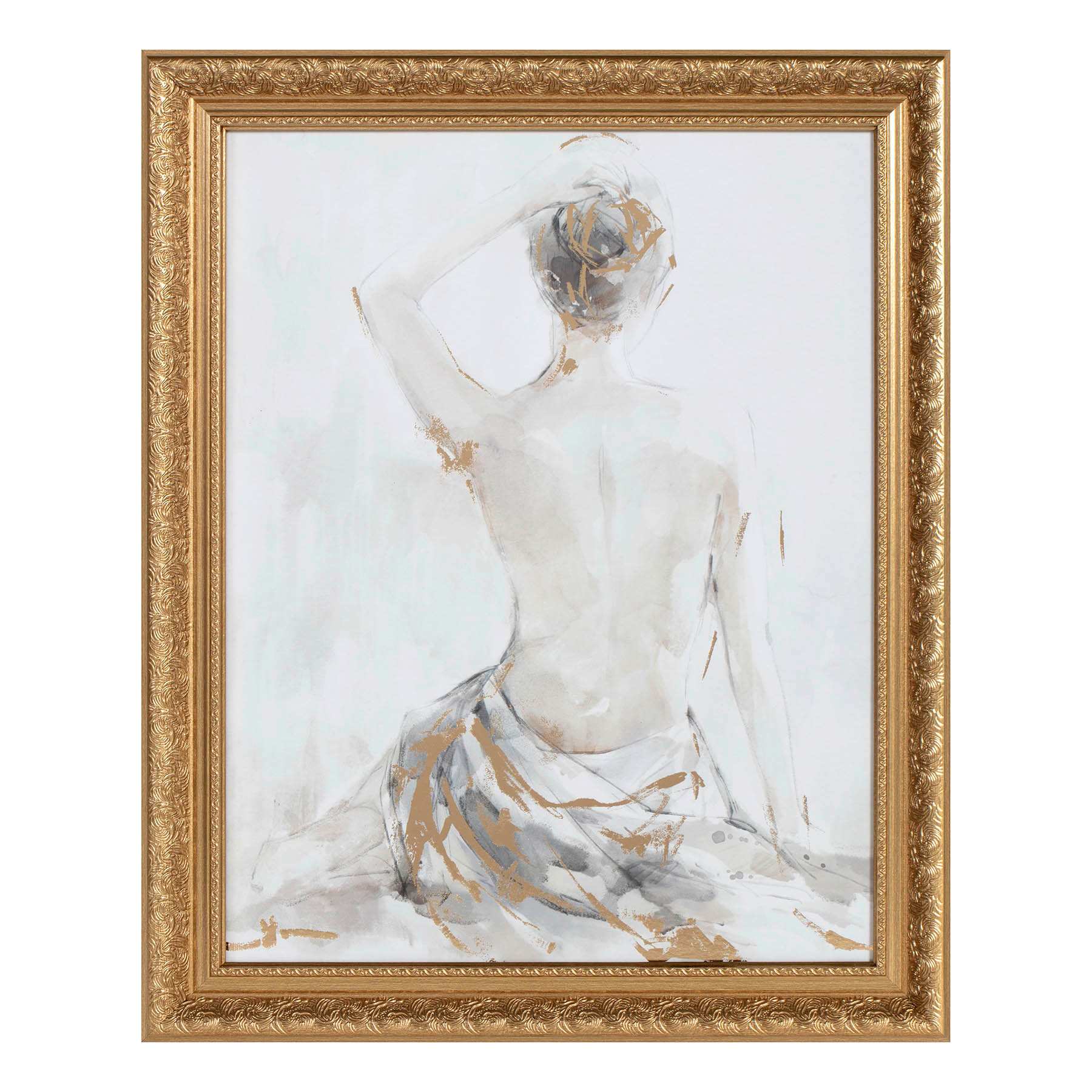 Providence Glass Framed Woman Print Wall Art, 16x20