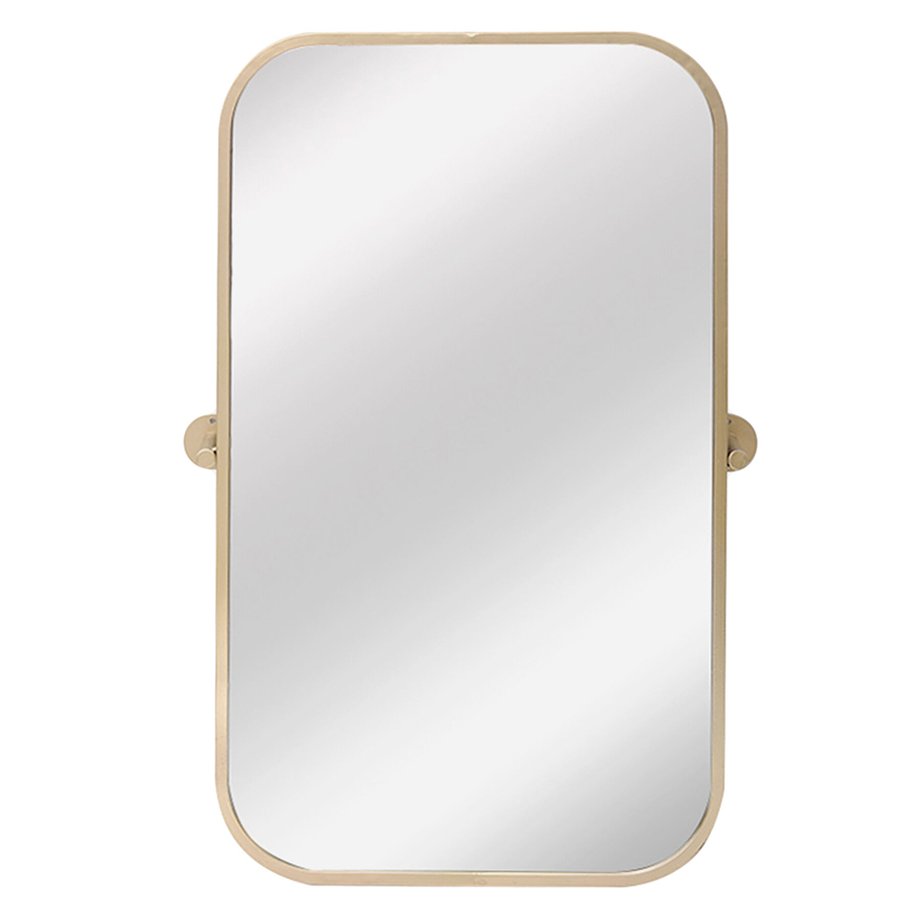 Studio Metal Gold Rectangle Wall Mirror, 24x34