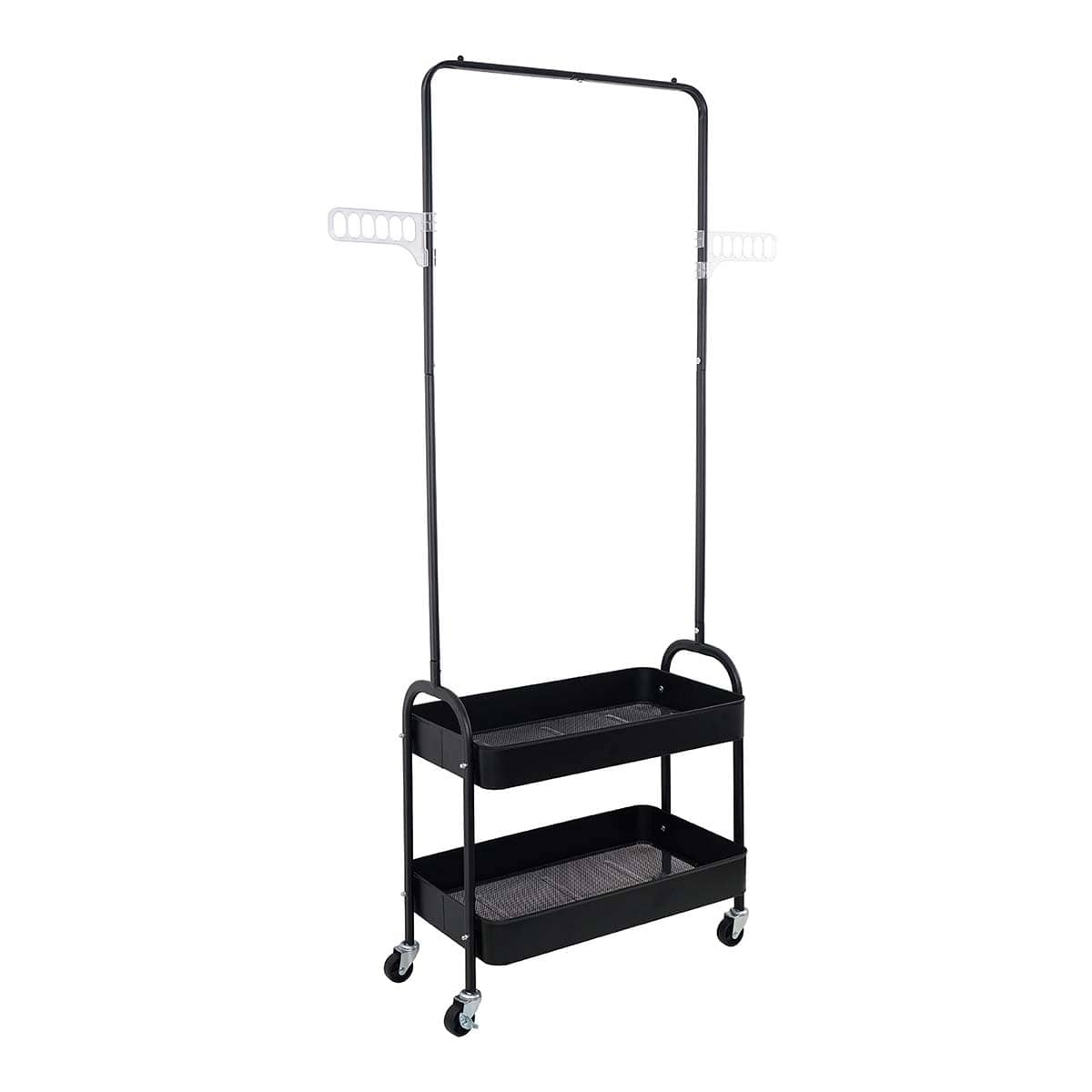 Garment Rack with Stoarge Shelves