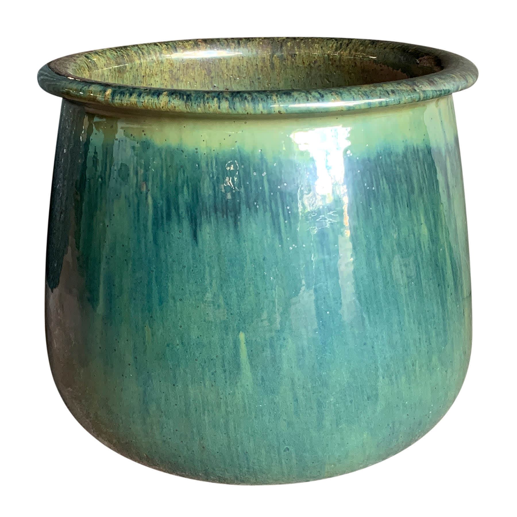 Poco Blue Outdoor Planter, Medium
