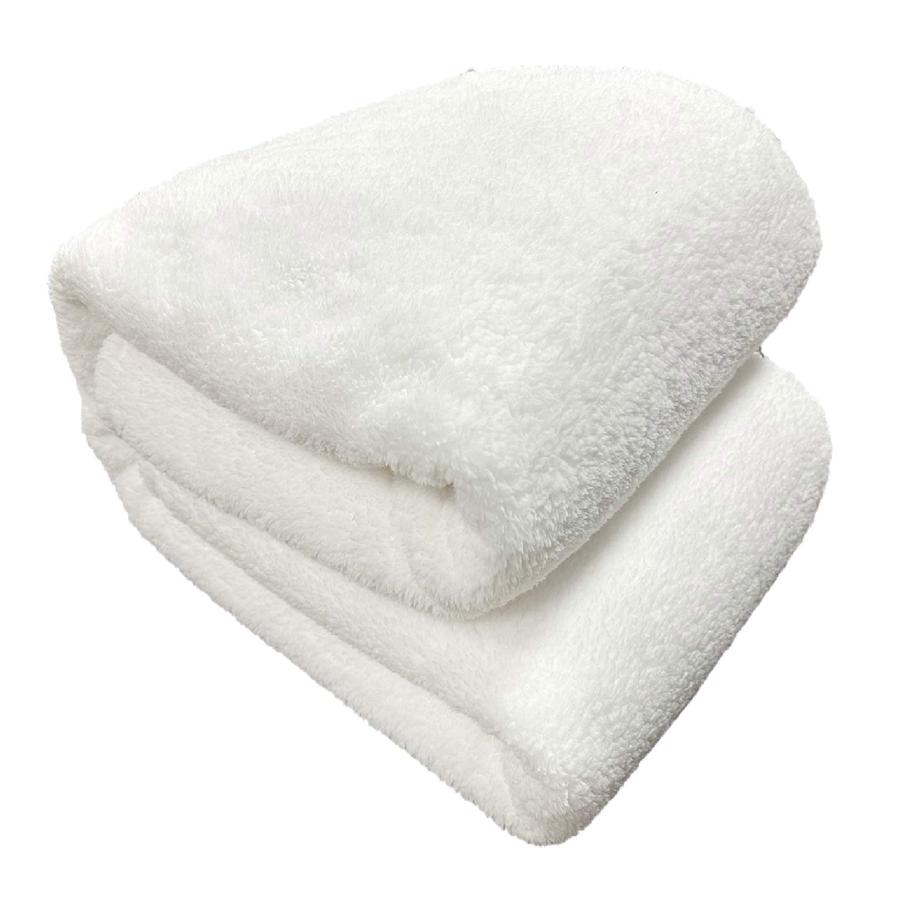 White Sherpa Bed Blanket, King