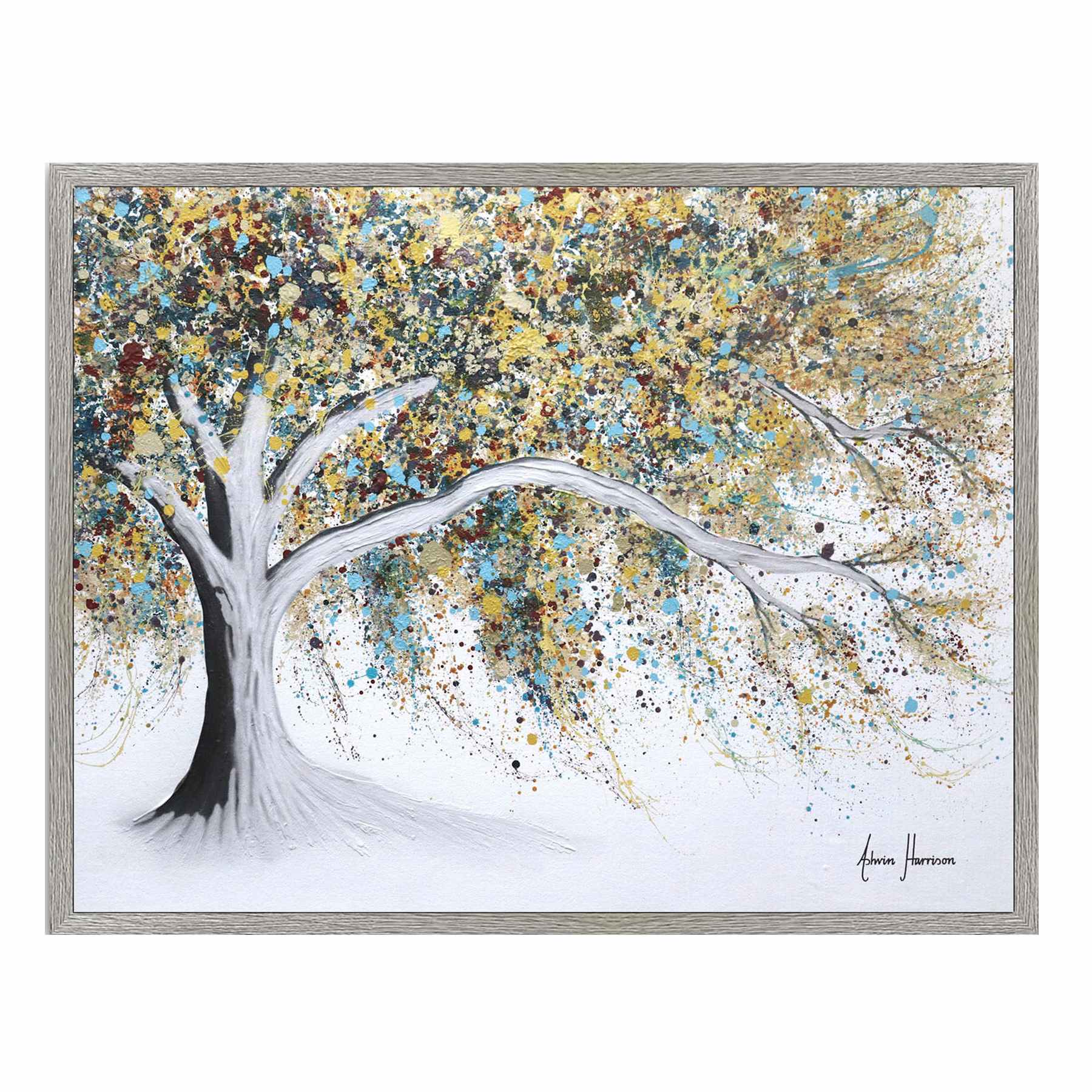 Framed Tree Canvas Wall Art, 40x30