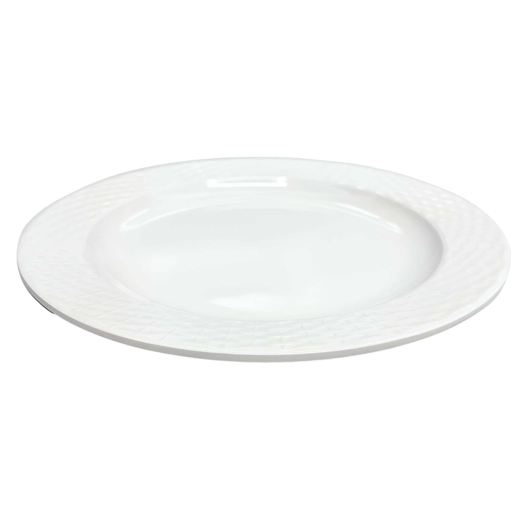White Topaz Dinner Plate, 10.5"