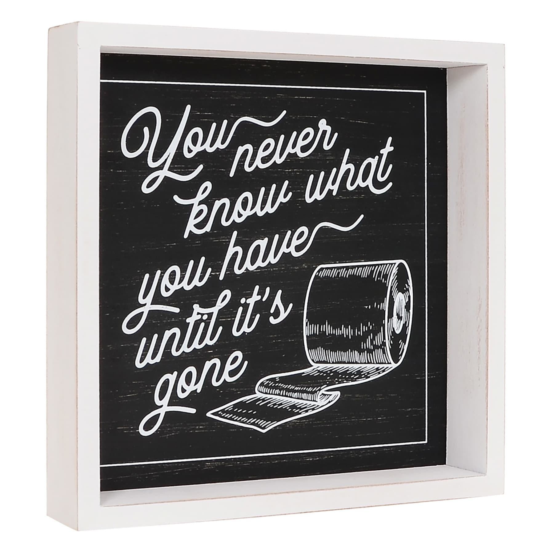 Until It's Gone Decorative Block, 10"