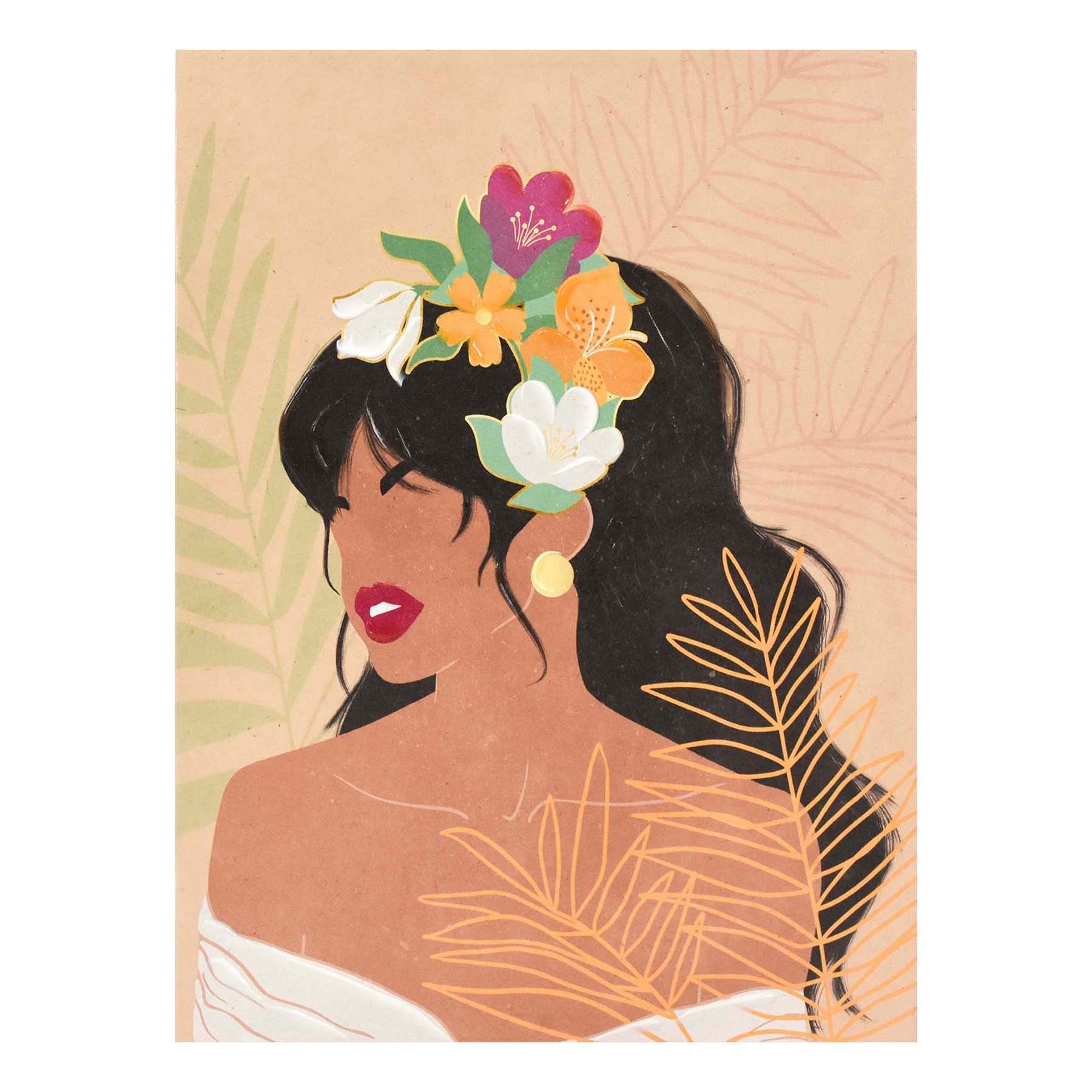 Classic Beauty Canvas Wall Art, 12x16