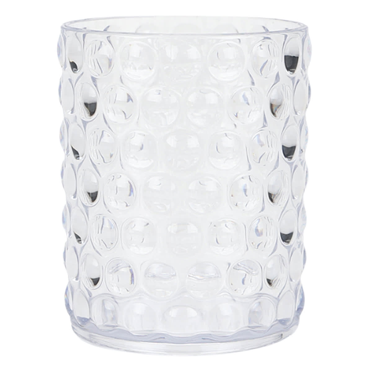 Embossed Clear Hobnail Double Old Fashioned Glass, 14oz