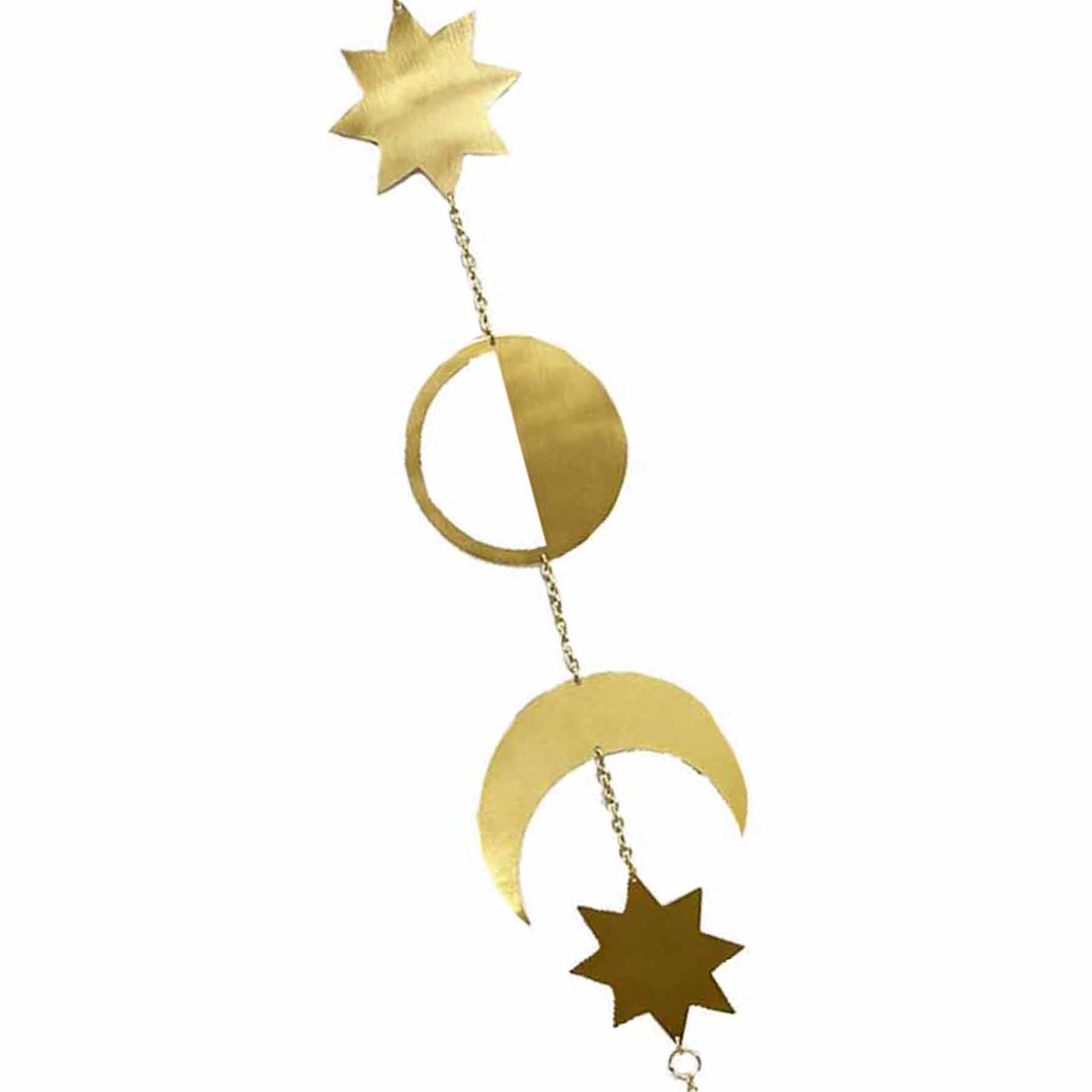 Soul Searcher Metal Moons Wall Hanging Wall Art, 31"