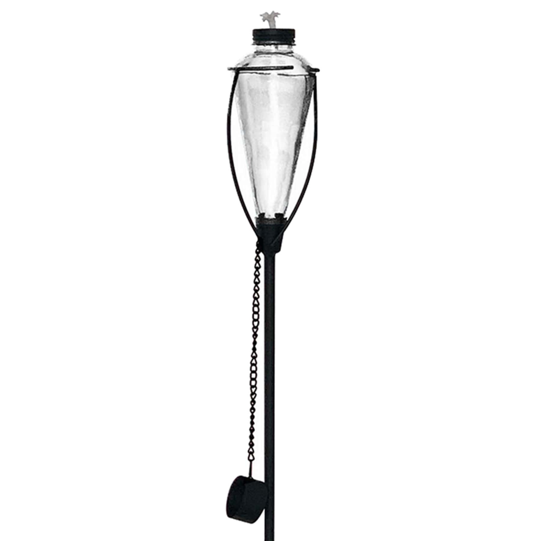 Clear Glass Garden Torch, 61"