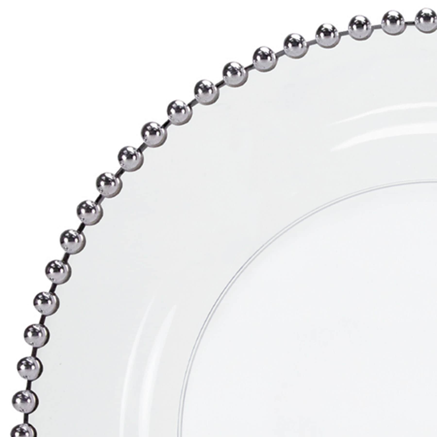 10-Count Beaded Dinner Plate, 10"
