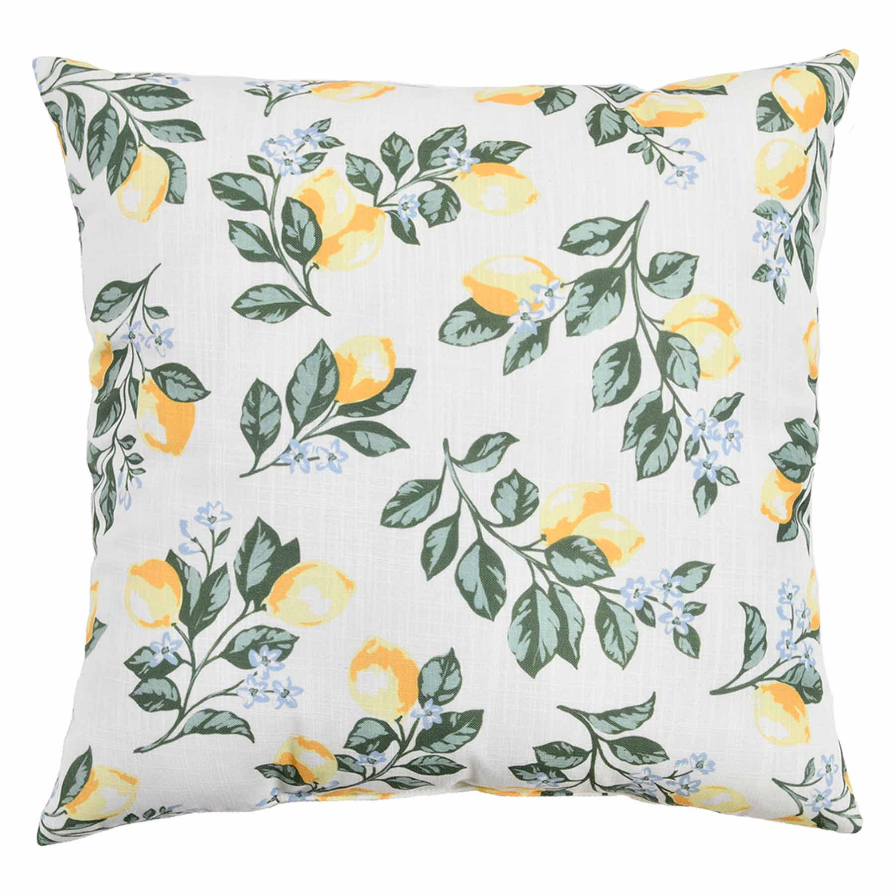 Providence Lemon Print Throw Pillow, 18"