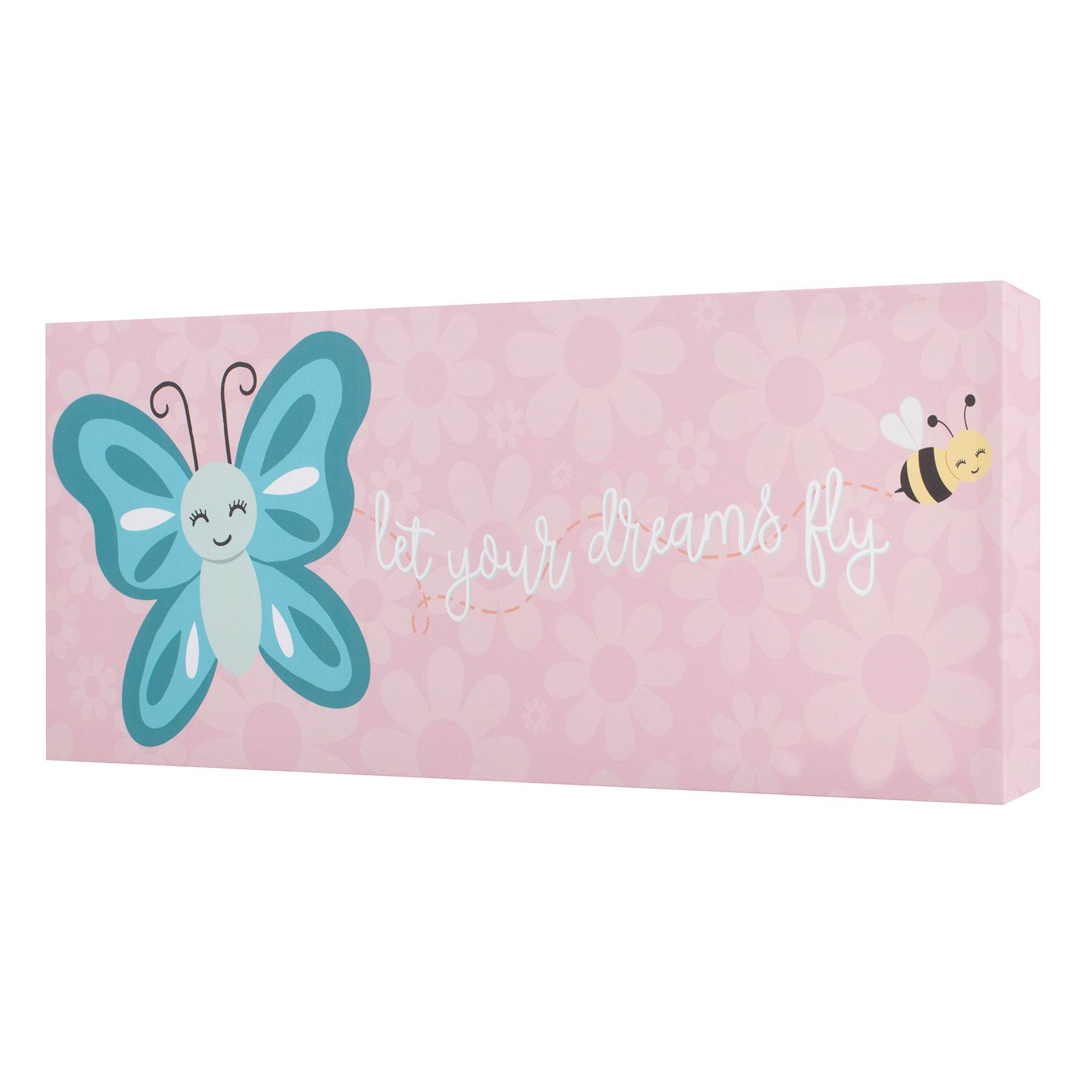 Tiny Dreamers Pink Dreams Canvas Wall Art, 20x8