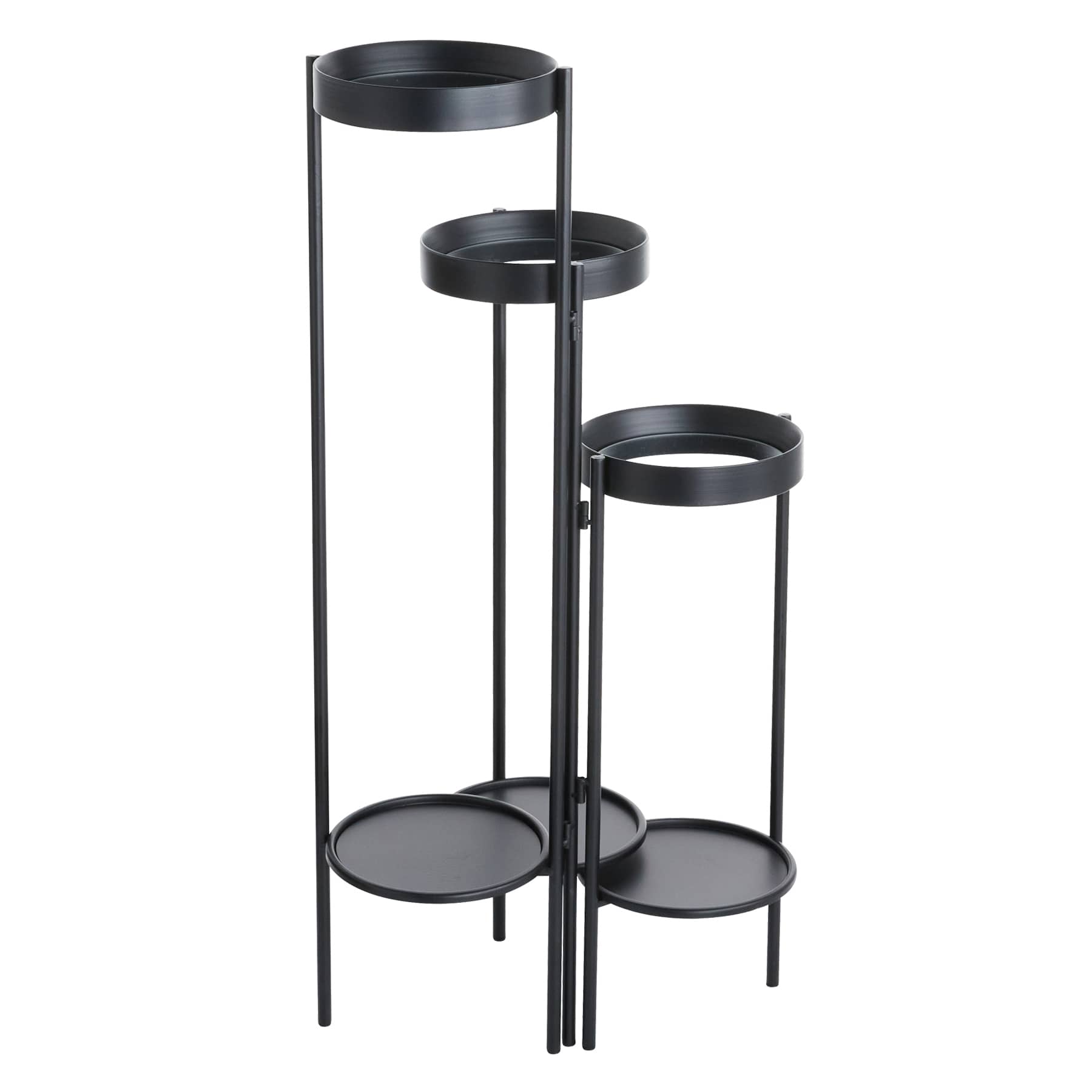 Crosby St. Mirrored Tiered Plant Stand, 36"