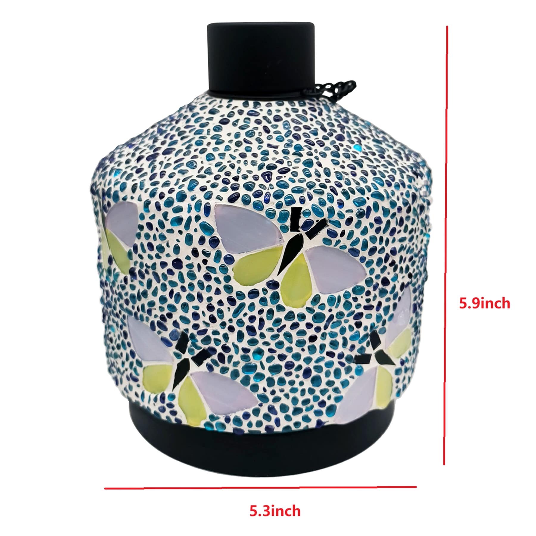 Butterfly Mosaic Table Torch
