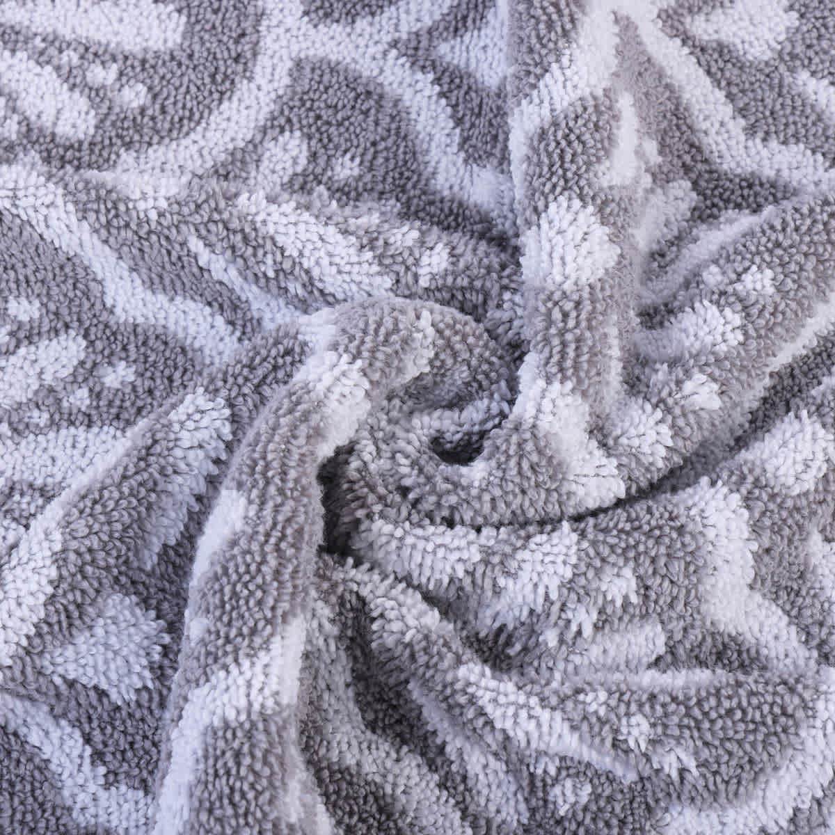 Providence Luxury Jacquard Grey Hand Towel, 16x28
