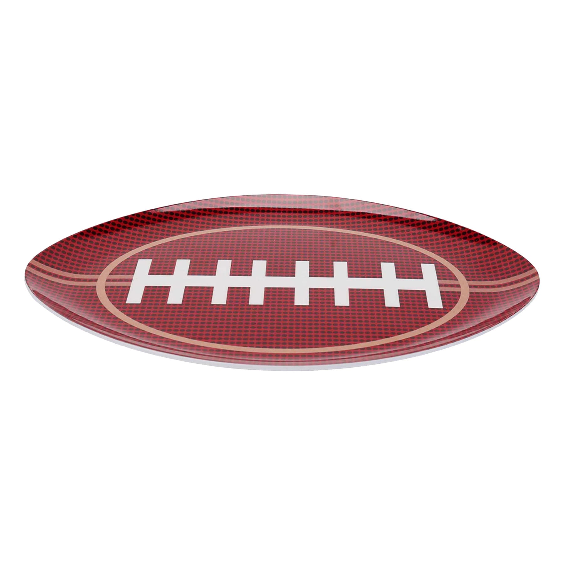 Football Melamine Plate, 10x8