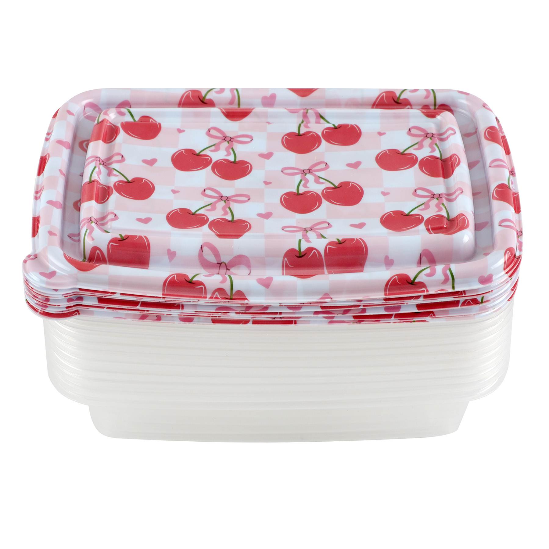 20-Piece Cherry Rectangle Food Storage Set