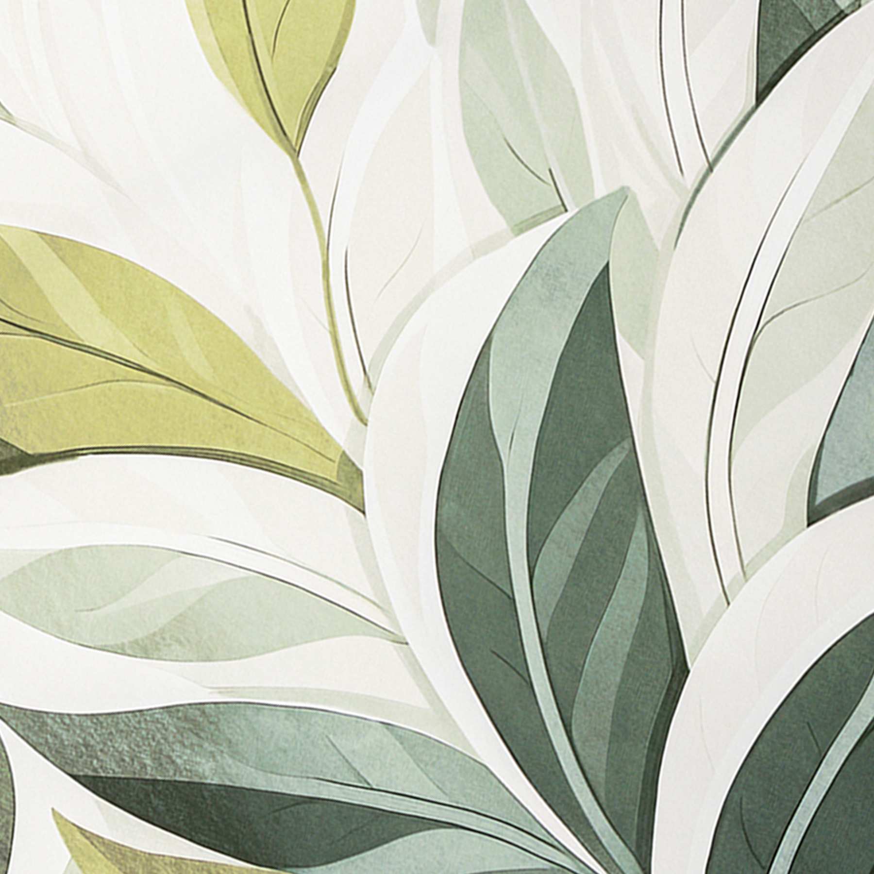 Leaves Canvas Wall Art, 24x34
