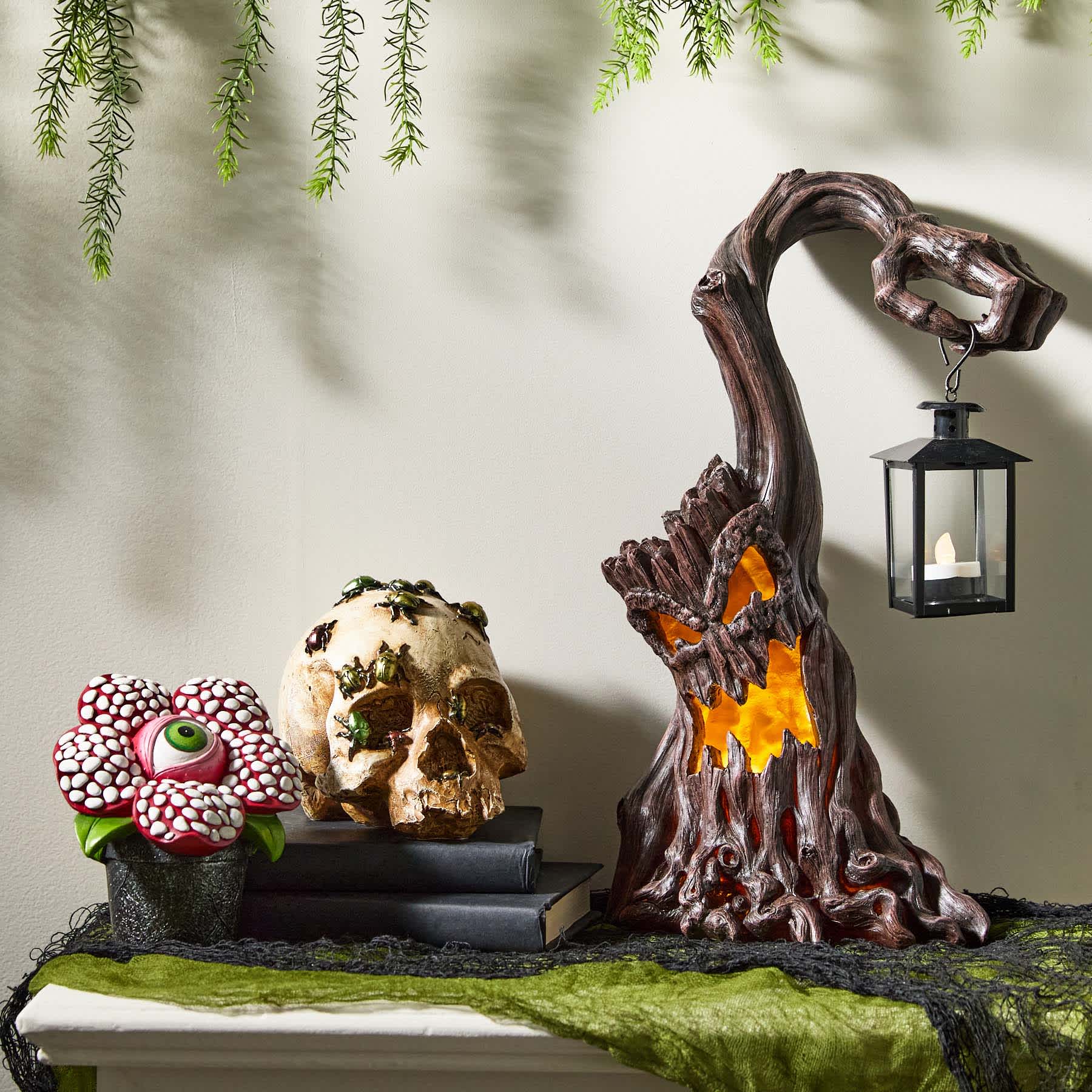 Grim Gardens Round Plant with Eye, 6.7"