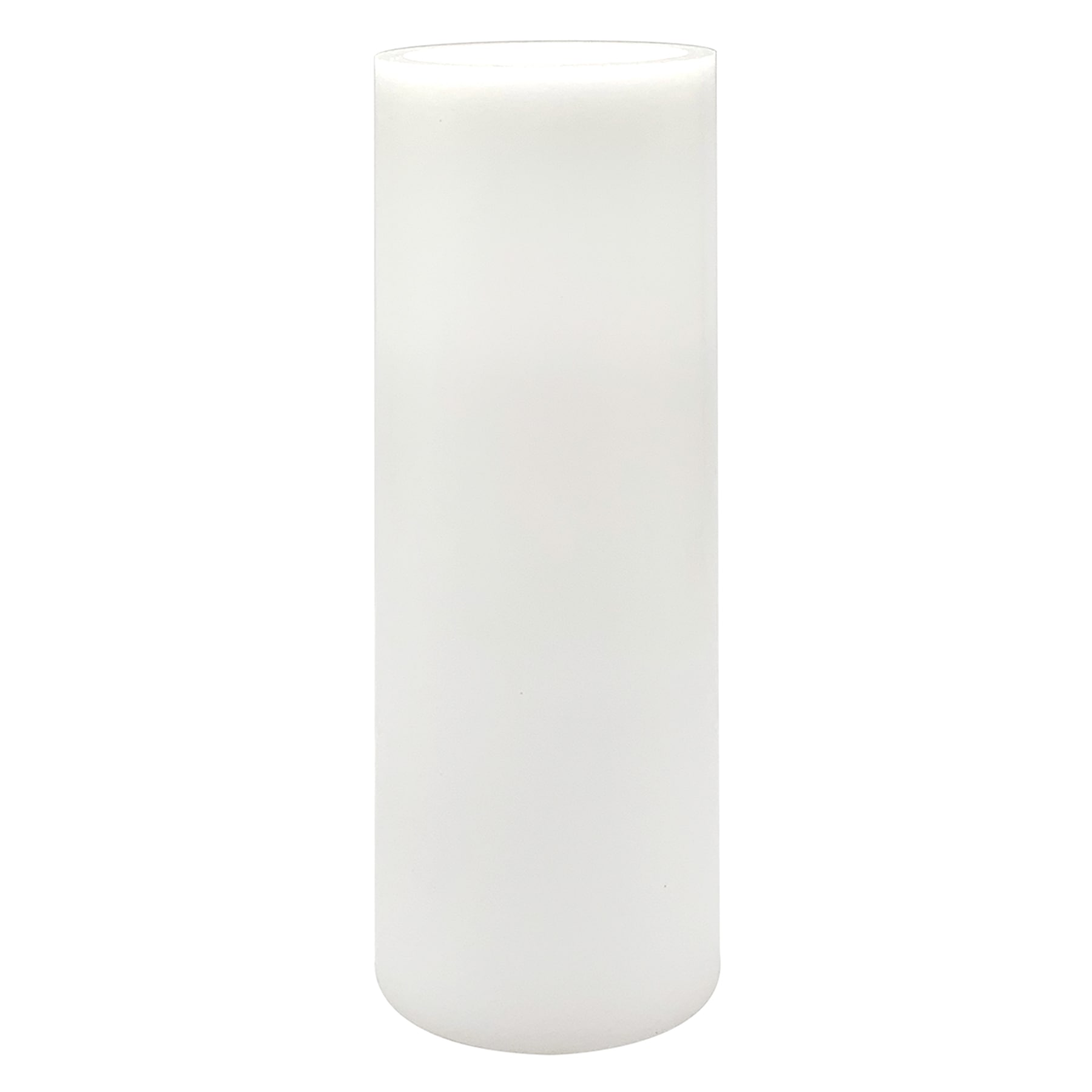 White LED Flameless Pillar Candle, 4x12