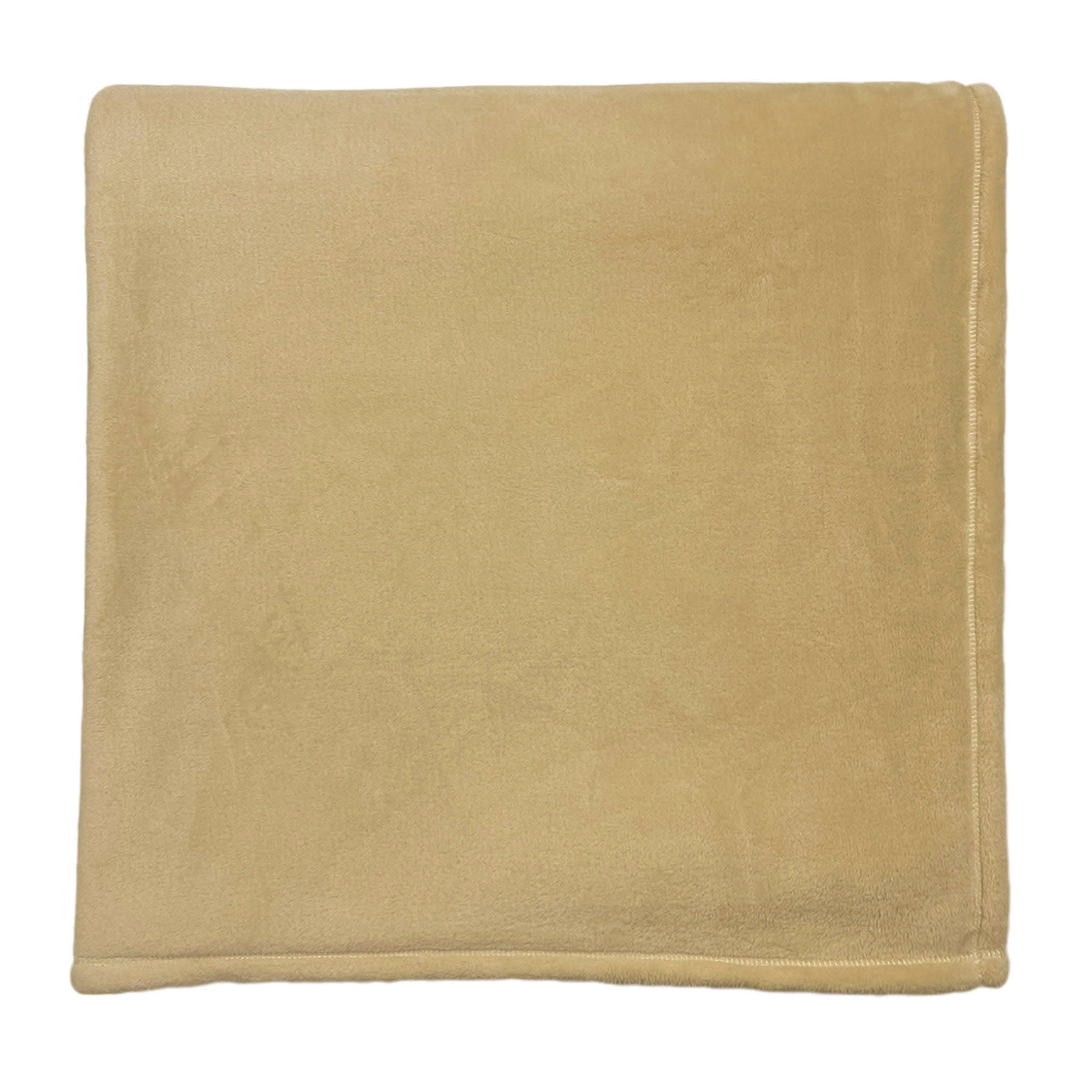 Honeybloom Brown Plush Bed Blanket, Full/Queen
