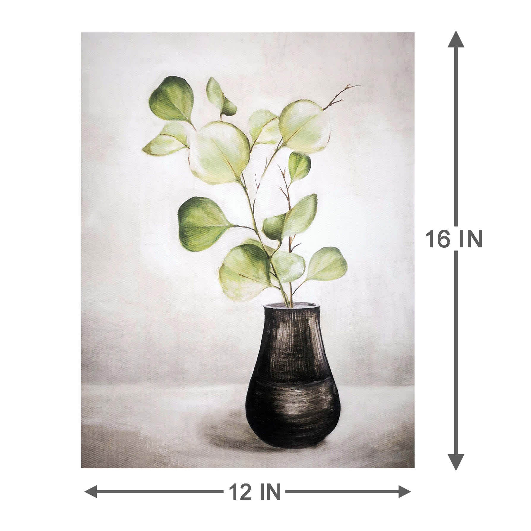 Honeybloom Botanical Eucalyptus Canvas Wall Art, 12x16