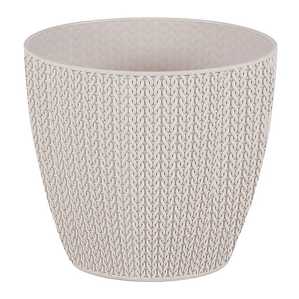Cream Sumela Self Draining Outdoor Planter, Medium