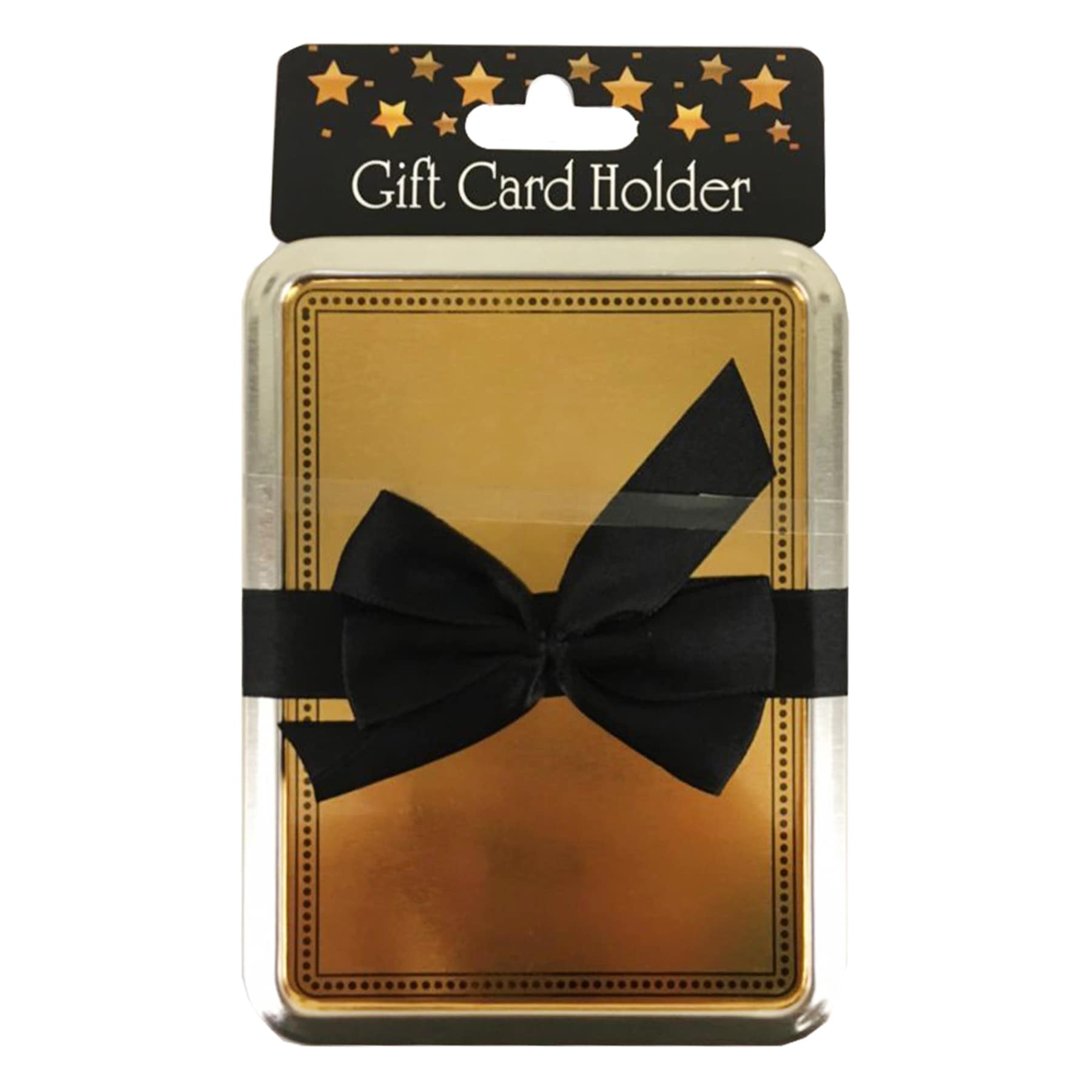 Gold Gift Card Holder Tin