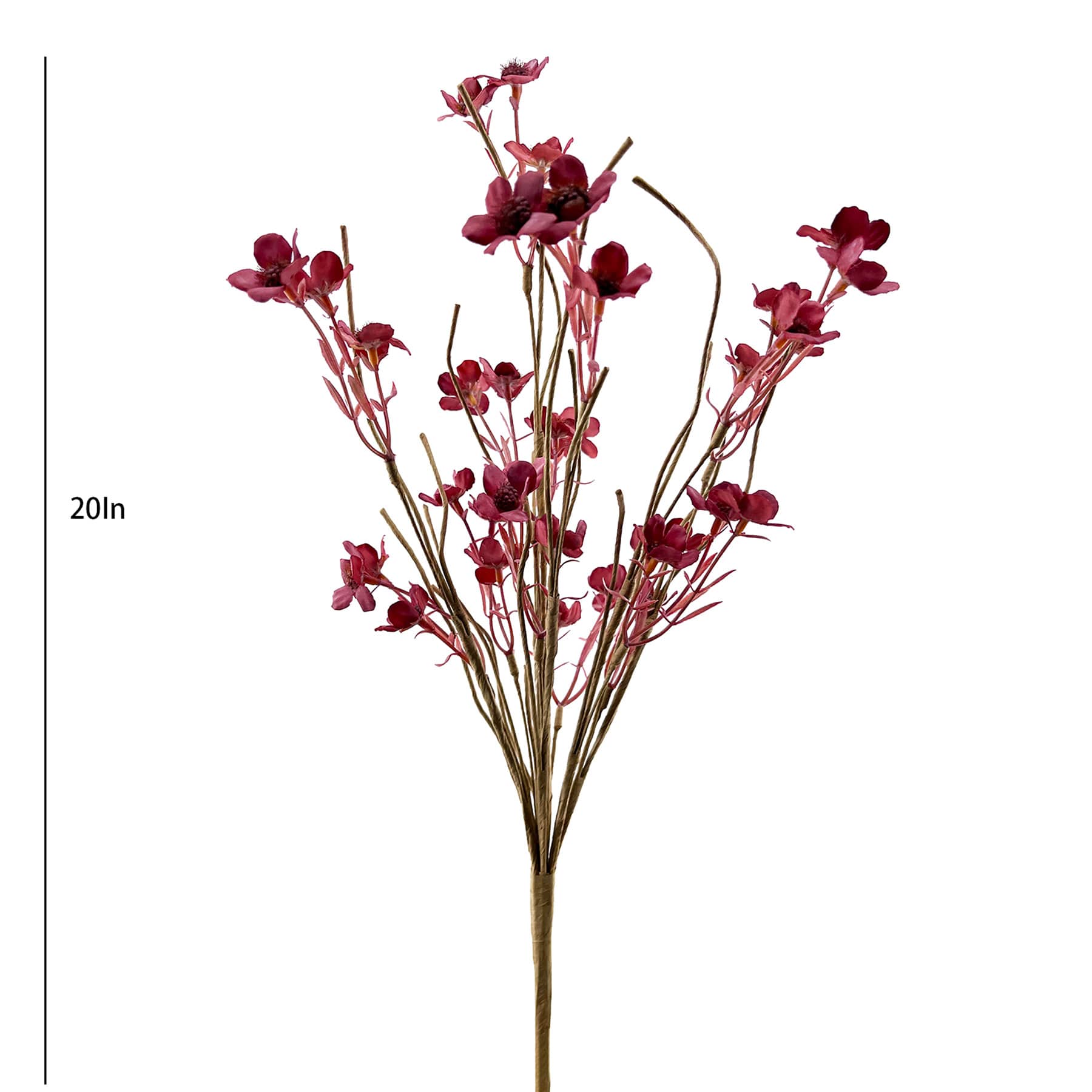 Pink Wildflower Bush, 20"