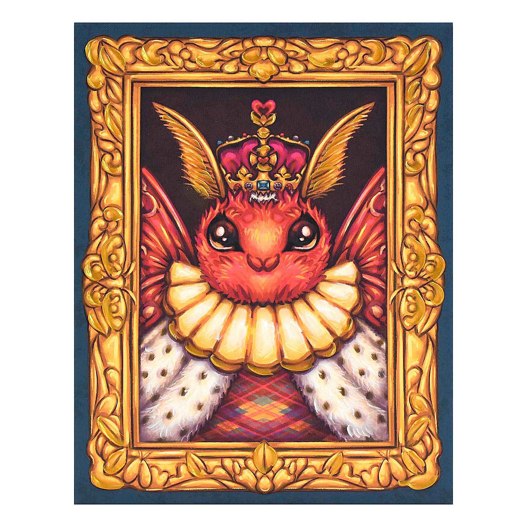 SCADpro Moth Queen Canvas Wall Art, 11x14