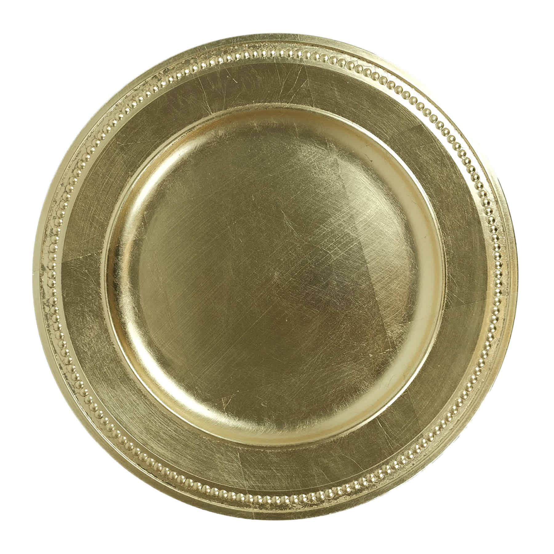 Natural Gold Charger Plate