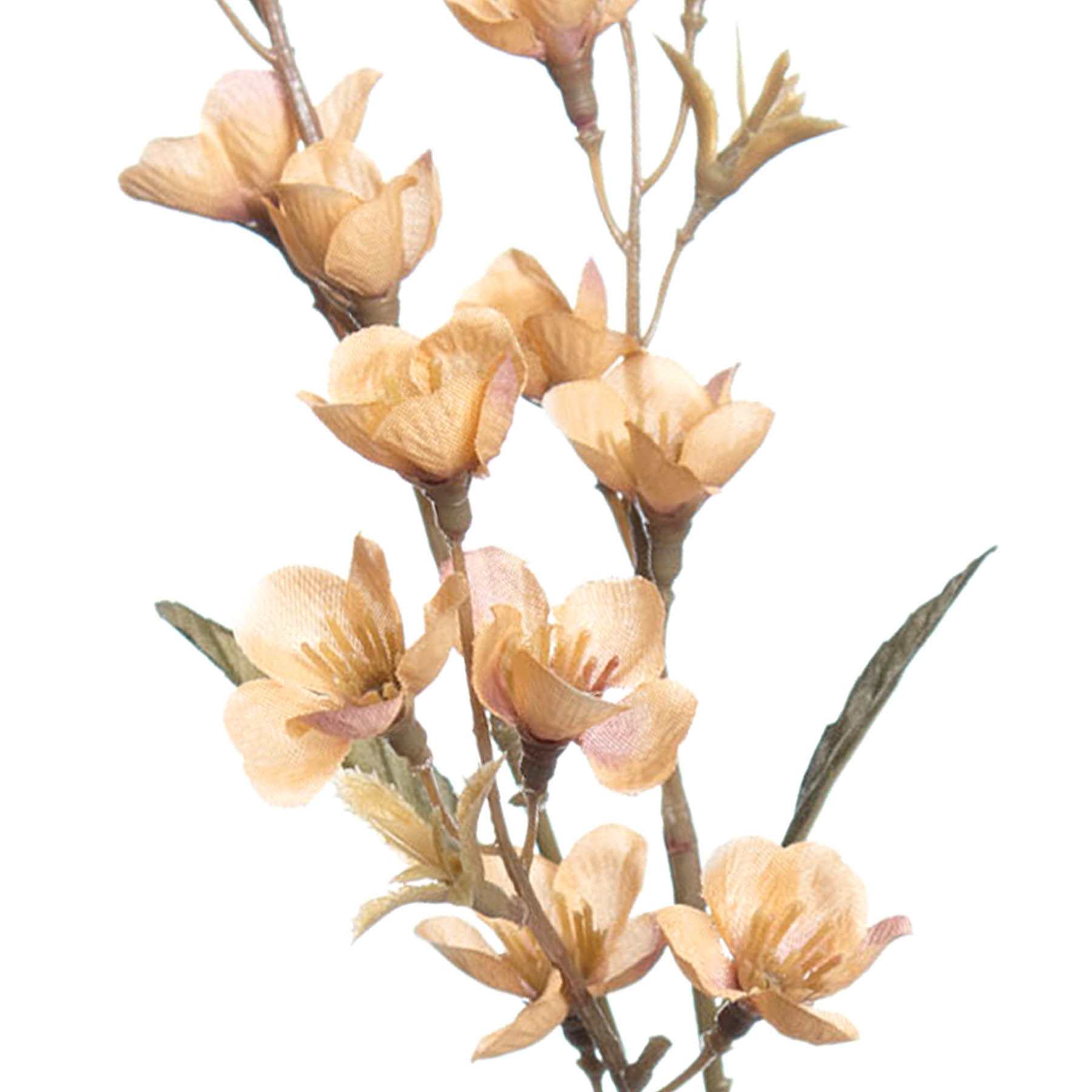 Willow Crossley Yellow Wax Flower Floral Pick, 14"