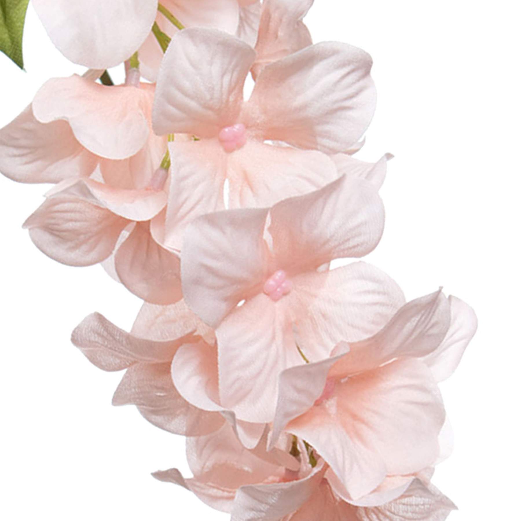 Light Pink Hanging Hydrangea Pick, 18"