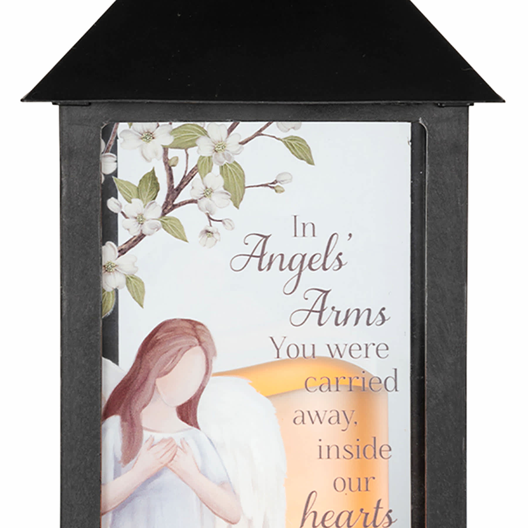 Angels Arms Outdoor Solar Lantern, 13"